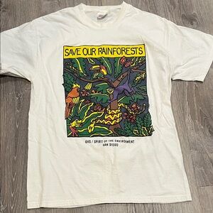 Vintage Save Our Rainforests Tshirt